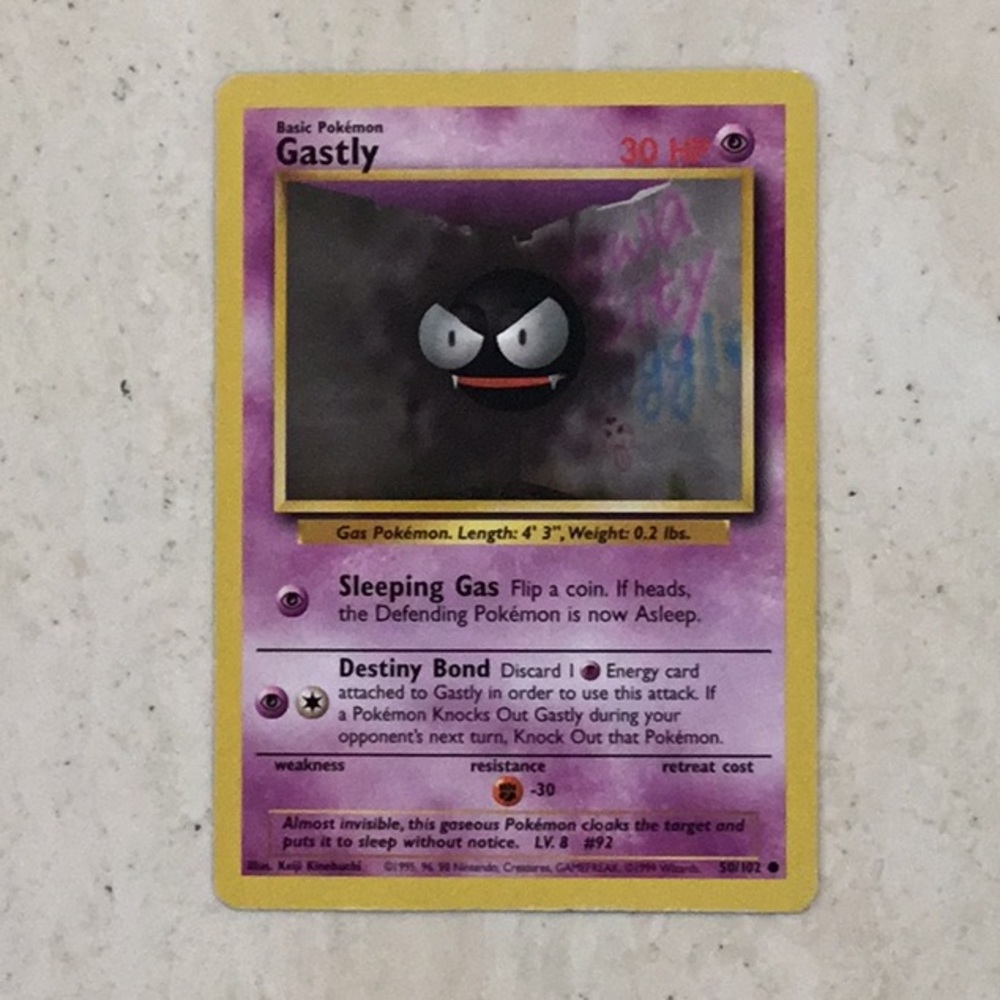 1999 Pokemon Cards Gastly 50/102 Cloyster 32/62 Golbat 34/62 Zubat Lot Of 8 Card - Picture 5 of 13
